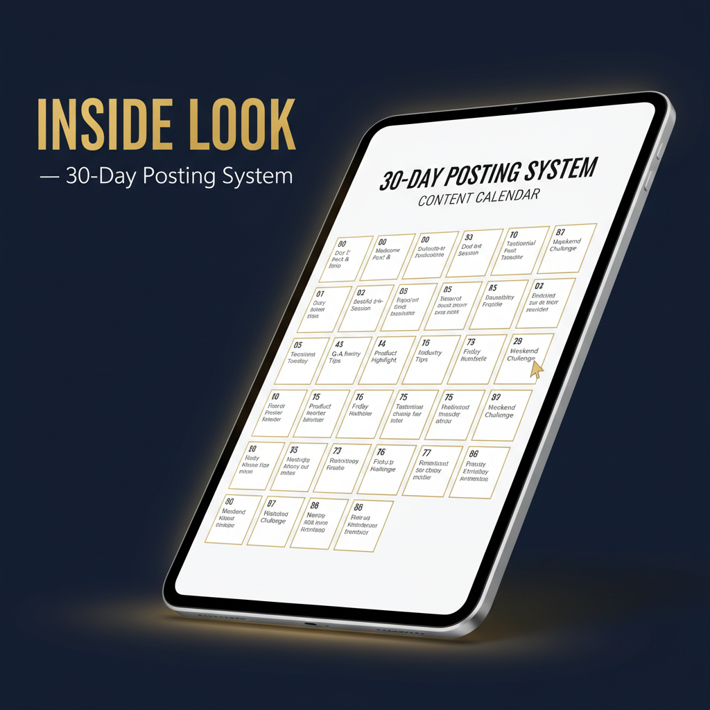 30-Day Posting System — Inside Look