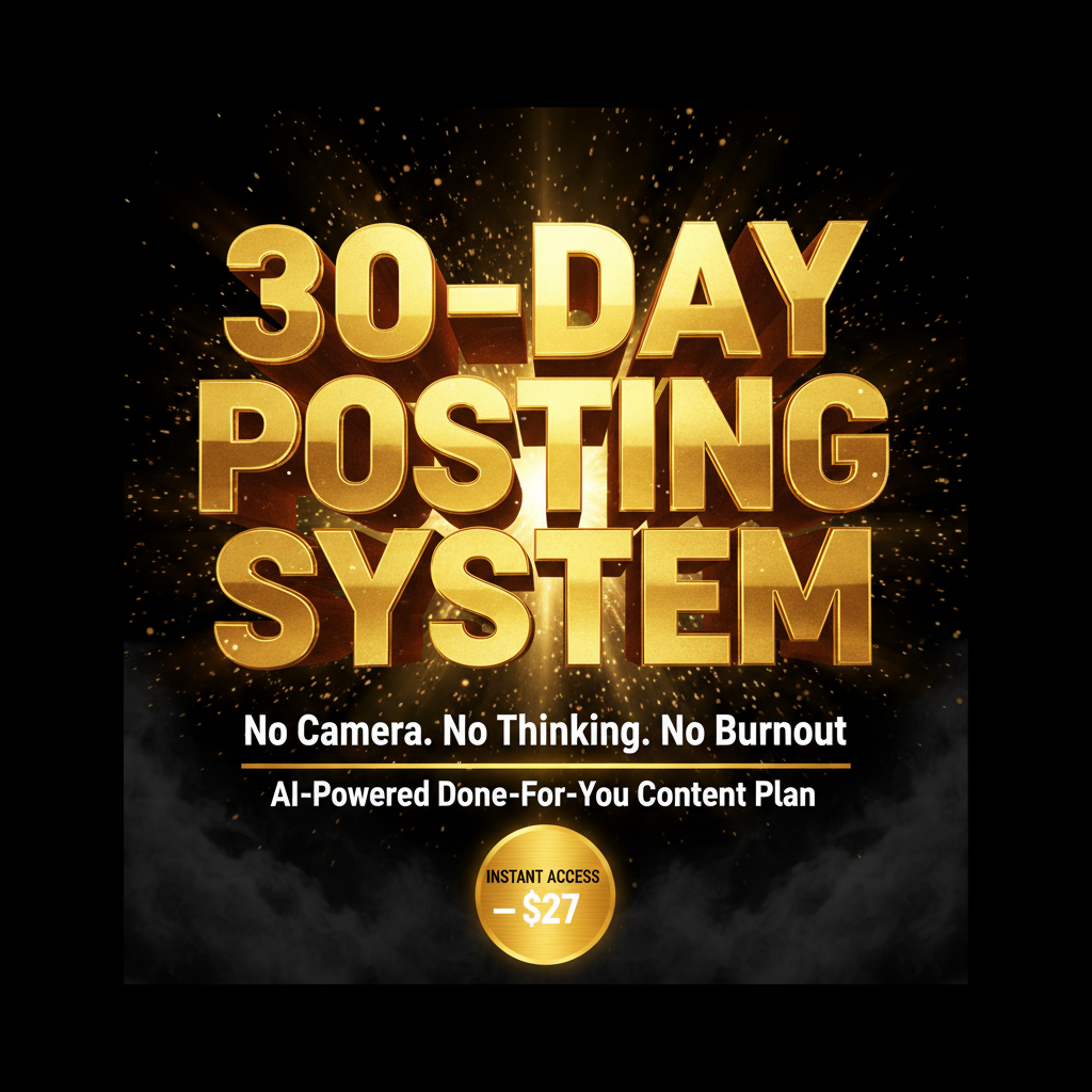 30 - Day Posting Business Execution System