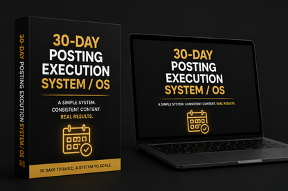 30-Day Posting Execution System / OS