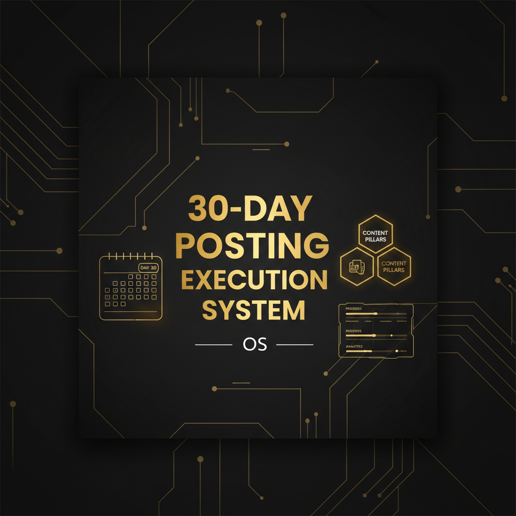 30-Day Posting Execution System / OS