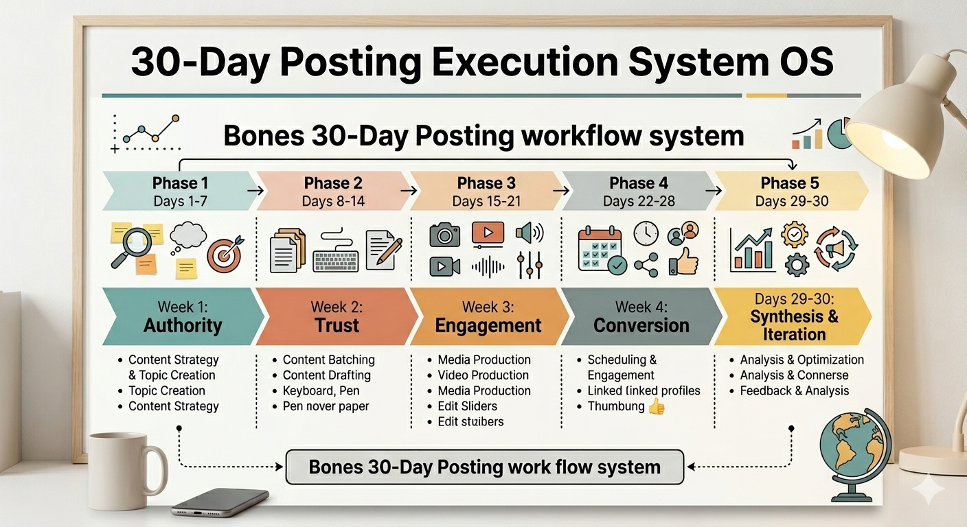 30-Day Posting Execution System / OS
