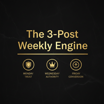 The 3-Post Weekly Engine